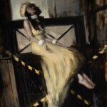 Nadezda, “Fossilize”, oil on panel, 16 x 12 inches, $1150