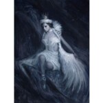 Nadezda, “Odette”, oil on panel, 25 x 18.5 inches, $2000