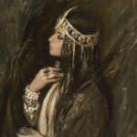 Nadezda, “Perfume”, oil on panel, 10 x 8 inches, $700