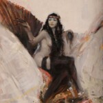Nadezda, “Scheherazade Etude 03”, oil on panel, 10 x 8 inches, $700