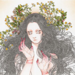 Andi Soto, "Soft Voices", mixed media on vellum bristol paper, 8 x 9 inches, $480