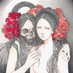 Andi Soto, "Sweet Unrest", mixed media on vellum bristol paper, 8 x 8 inches, $480