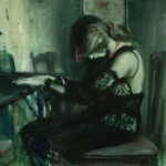 Nadezda, “Willow”, oil on panel, 8 x 8 inches, $650