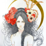 Andi Soto, "La Herencia", mixed media on vellum bristol paper, 14 x 17 inches, $1000