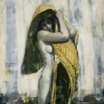 Nadezda, “Mama, Please Put The Kettle On”, oil on panel, 10 x 8 inches, $700