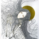 Andi Soto, "The Final Journey", mixed media on vellum bristol paper, 14 x 17 inches, $1500