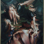 Masha Gusova, “Eternal Dream (after Emile Levy), oil on linen, 35.4 x 27.5 inches, $7,000