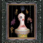Matt Dangler, “EightFold”, oil on panel, frame is painted/distressed by artist, 8 x 10 inches, $2,000