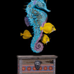 Kane Kokaris, "Treasure", acrylic on wood panel, 12 x 16 inches, $900
