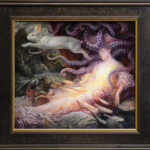 Omar Rayyan, 'Nocturnal Landscape', oil on panel, 18x24 inches, framed 24x26 inches, $11,000