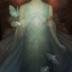 Annie Stegg Gerard, “Bloom”, oil, 24 x 12 inches, $6,000