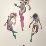 Anthony Palumbo, “Lightning Struck Itself”, watercolor and gouache on paper, 20 x 14 inches, $2,200