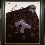 Jeremy Wilson, “I Am Become Death”, 30 x 30 inches, oil on panel, $4,500 (Framed)