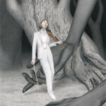 Julia Griffin, “Coda”, colored pencil on 140 lb hot press Fabriano Artistico paper, 16 x 12 inches, $1,200
