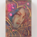 Marc Scheff, ‘Permanent Sunshine’, ArtResin, gold leaf, glue, mixed media on cradled board, 5 x 7 x 3.5 inches, $775