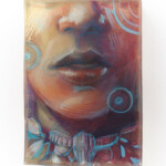 Marc Scheff, ‘Rule The World’, ArtResin, gold leaf, mixed media on cradled board, 5 x 7 x 3.6 inches, $775