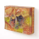 Marc Scheff, ‘When We're Together’, ArtResin, gold leaf, mixed media on cradled board, 11 x 14 x 4 inches, $2250 (Side View)