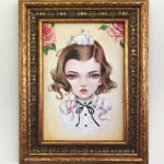 Julie Filipenko, “Tamer”, acrylic on birch, 12 x 8.5 inches, $1400 (Framed)