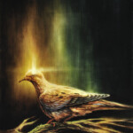 Brin Levinson, "The Mourning Dove", oil on birch panel, 17 x 22 inches, $1,500