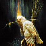 Brin Levinson, "The Alchemist", oil on birch panel, 19 x 25 inches, $1,700