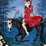 Julie Filipenko, “Night Spell”, acrylic, 16 x 12 inches, 18.5 x 13.5 inches framed, $2000