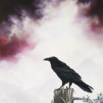 Brian Mashburn, "Raven", oil on canvas, 36 x 24 in, $5,000