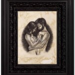 Shannon Bonatakis, “Opening”, Graphite on Tea-Toned Bristol Board, 9 x 12 inches, 15.75 x 18.75 inches framed, $600 (framed)