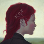 Syd Bee, “In the Dreamery”, oil on canvas, 12 x 9 inches, $800