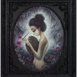 Shannon Bonatakis, “Keep Magic Alive”, acrylic on canvas, 16 x 20 inches (artwork size), 23 x 27 inches framed, $3000 (Framed)