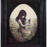 Shannon Bonatakis, “Child”, acrylic on canvas, 12 x 16 inches, 16.75 x 20.75 inches, $1500 (Framed)