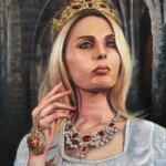 Joseph Weinreb, “Eleanor of Aquitane”, oil on panel, 16 x 20 inches, $1,600 | Eleanor of Aquitane