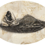 Shannon Bonatakis, “When Did I Stop Believing”, graphite on tea-toned Bristol board, 13.75 x 19.75 inches, 16.75 x 22.75 inches framed, $750
