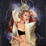 Sasha Ira, ‘Longest Season Through II’, oil on canvas, 18 x 24 inches, $1800