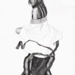 Sasha Ira, “Untitled”, graphite on paper, 12 x 18 inches, $1,300