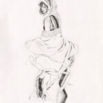 Sasha Ira, “Untitled Study”, graphite on paper, 9 x 12 inches, $450