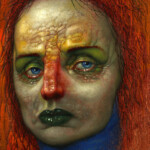 Chris Mars, “Liberty", oil on panel, 7 x 5 inches, $2,500
