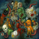 Chris Mars, "Respite 56", oil on panel, 11 x 11 inches, $5,000
