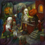 Chris Mars, "The Healing", oil on panel, 11 x 11 inches, $5,000