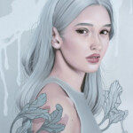 Sarah Joncas, “Breathing Space”, oil and acrylic on panel, 11 x 14 inches, $1300