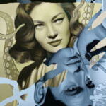 Sarah Joncas, “Maelstrom”, oil and acrylic on panel, 18 x 24 inches, $2100
