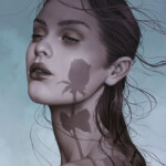Sarah Joncas, “Oraculum”, oil and acrylic on panel, 11 x 14 inches, $1300