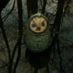 Scott Radke, "Otto series 6”, final resin cast, hand painted, 7 H x 4 W inches, $425