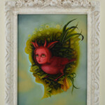 Jennybird Alcantara, "Secret Garden", oil on wood, 12 x 9 inches, $6,700