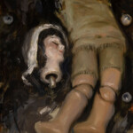 Nadezda, “Dollhouse 01”, oil on panel, 5 x 7 inches, $600