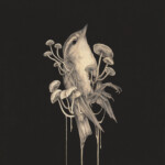 Teagan White, “Bleached”, gouache, watercolor, and colored pencil on paper, 6 x 6 inches, 8 x 8 inches framed, $750