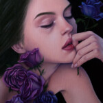 Amy Minchew, “ Relinquish”, oil on panel, 8 x 10 inches, $750