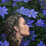 Amy Minchew, “Subjugate”, oil on panel, 12 x 16 inches, $1200