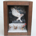 Meadow & Fawn, “Spark of Change I”, mixed media, 5 x 3.5 x 6 inches, $800