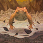 Allen Douglas, “Witchcraft”, oil on panel, 8 x 8 inches, $450