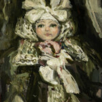 Nadezda, “Dollhouse 05”, oil on panel, 5 x 7 inches,$600